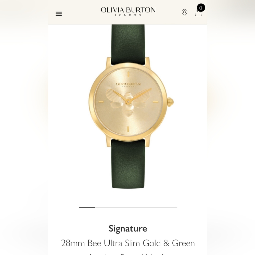 Olive Burton Bee Watch NWT